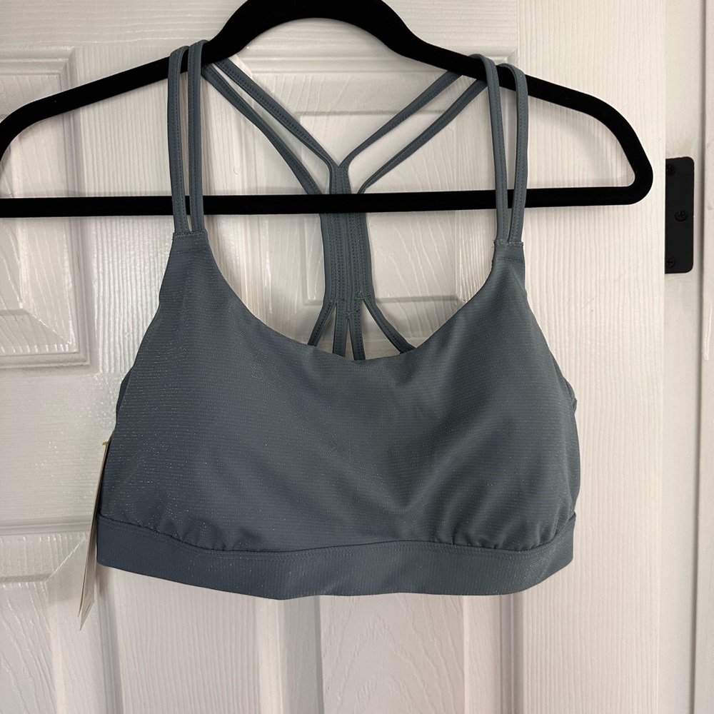 NWT All in Motion Blue Sparkle Sports Bra